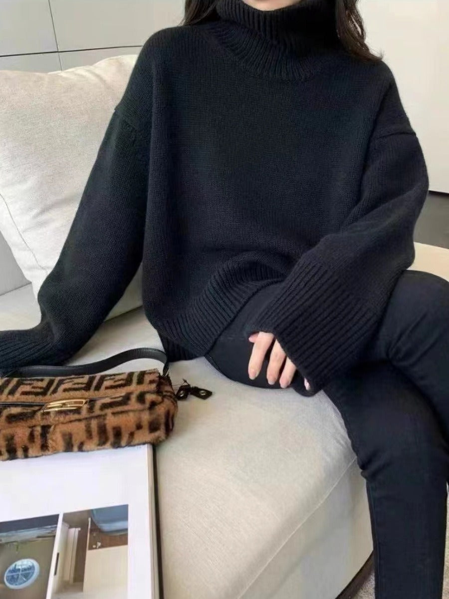 Pull À Col Roulé Élégant Pour Femmes | Chic