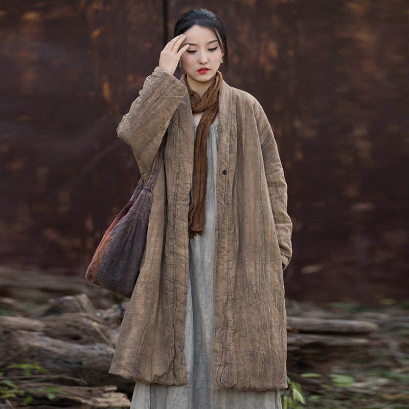 Cardigan Vintage Long Et Chaud Pour Femme | Charme