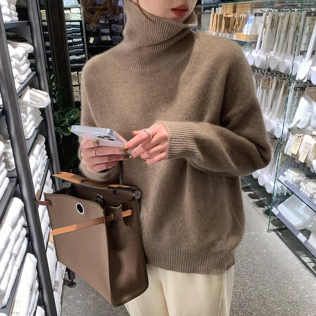 Pull À Col Roulé Élégant Pour Femmes | Chic