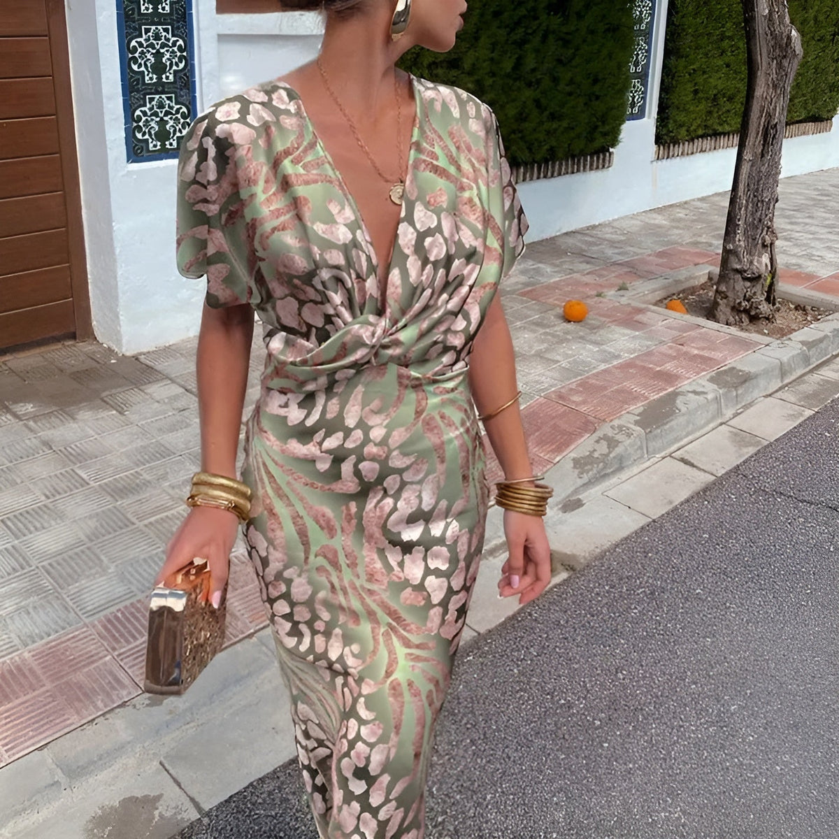 Ysaline | Robe Sophistiquée Pour Invitées De Mariage | Maxi
