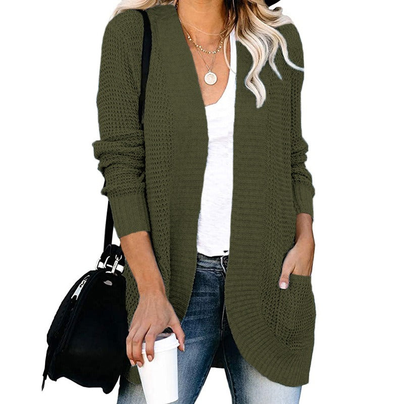 Aleah | Cardigan Tricoté Décontracté Et Ouvert Pour Femmes | Chaud