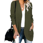 Aleah | Cardigan Tricoté Décontracté Et Ouvert Pour Femmes | Chaud