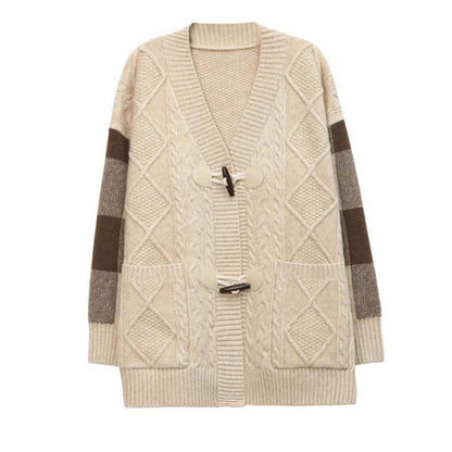 Adia | Cardigan En Maille Écossaise | Vintage