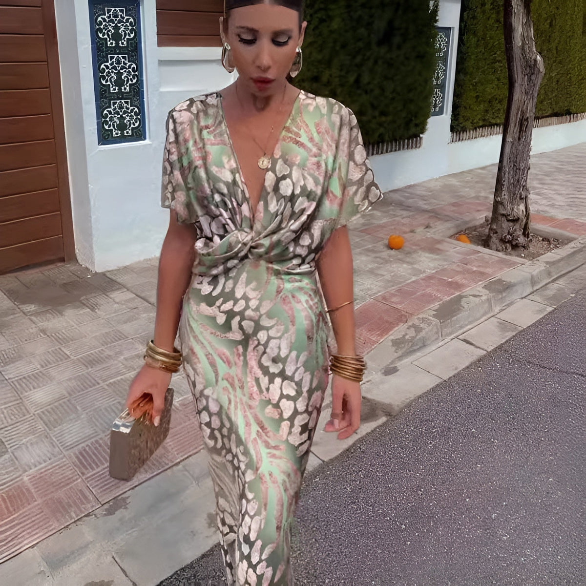 Ysaline | Robe Sophistiquée Pour Invitées De Mariage | Maxi