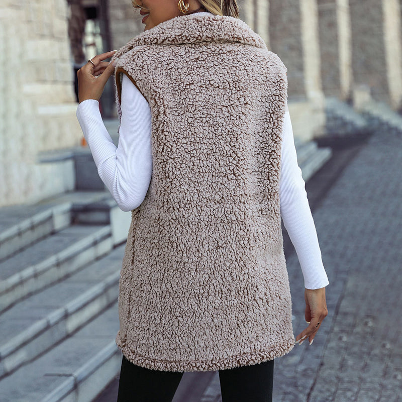 Ellena | Gilet Décontracté Et Ouvert Pour Femmes | Longue