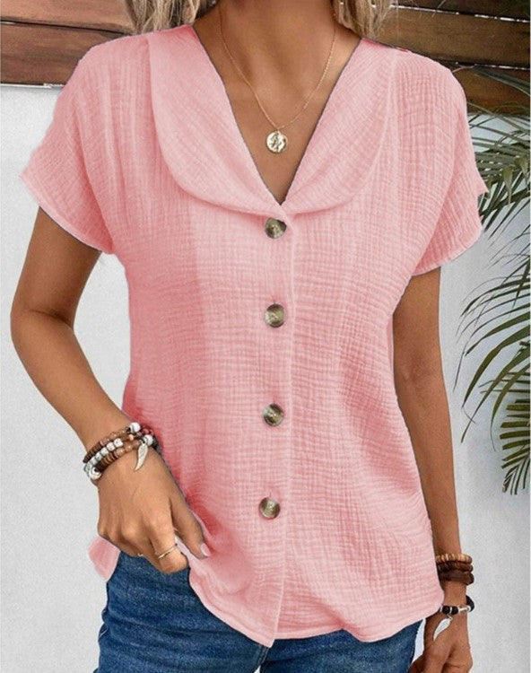 Apollonia | Blouse À Boutons Pour Femme | De Nuit