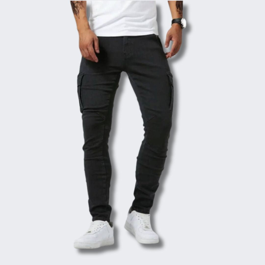 Mikel | Pantalon Cargo Stylé Pour Hommes | Étirer
