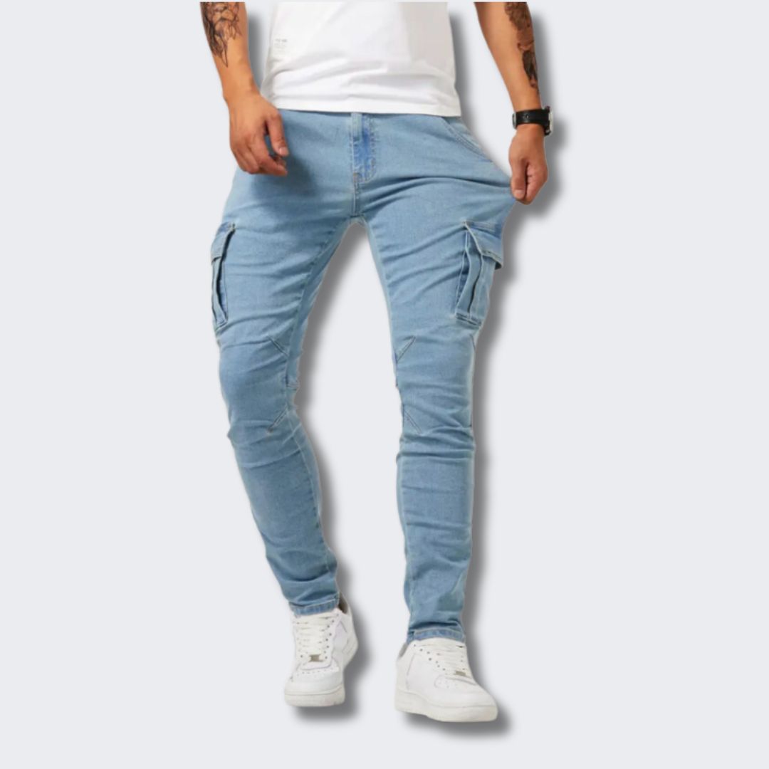 Mikel | Pantalon Cargo Stylé Pour Hommes | Étirer