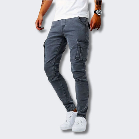 Mikel | Pantalon Cargo Stylé Pour Hommes | Étirer