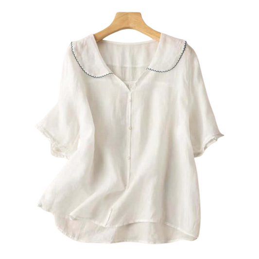 Lila | Blouse à manches courtes
