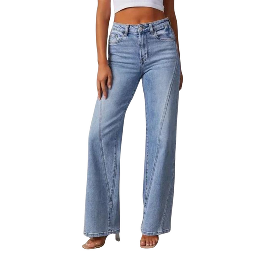 Clarice-Marie | Pantalon Évasé Taille Haute