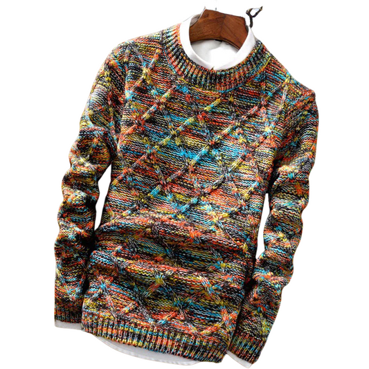 Rémi | Pull Tricoté Coloré pour Hommes