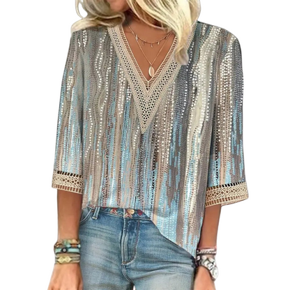 Ariette | T-Shirt Pour Femme | Col En V