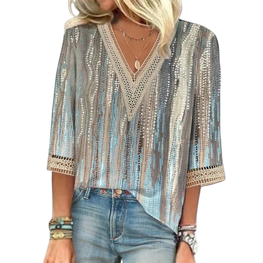 Ariette | T-Shirt Pour Femme | Col En V