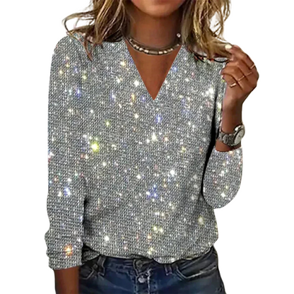 Ilona | Shirt pailleté pour femmes | Éclat