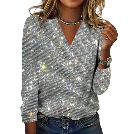Ilona | Shirt pailleté pour femmes | Éclat