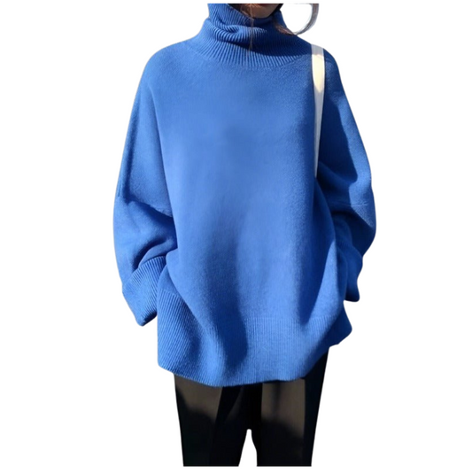 Evangéline | Pull surdimensionné | Col roulé