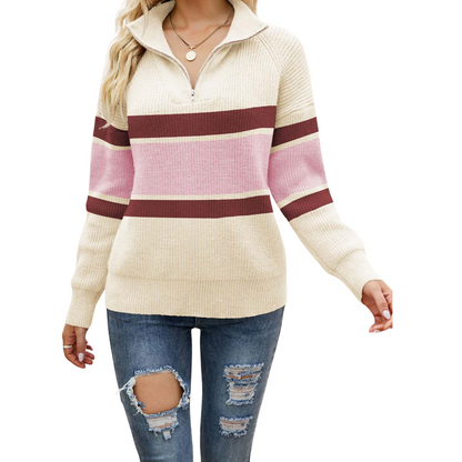Mélitza | Pull à demi-zip pour femmes