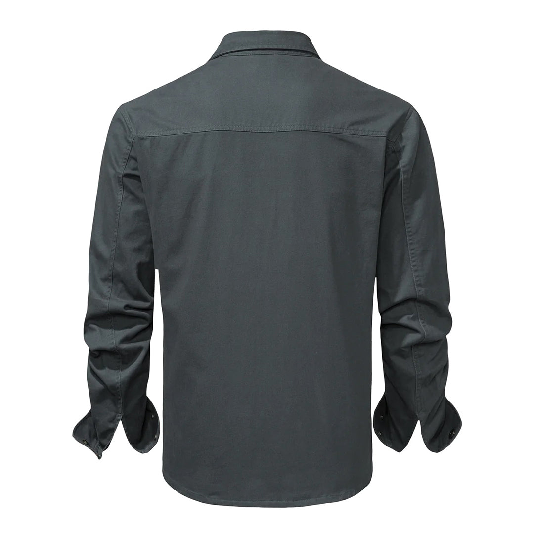 Bastienor | Chemise Manche Longue Pour Hommes | Anglaise
