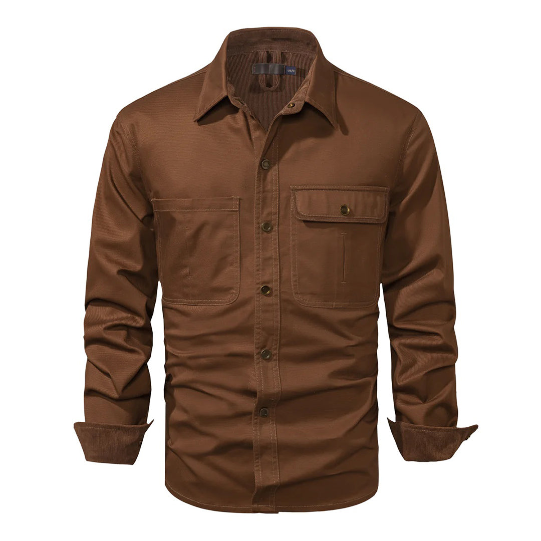 Bastienor | Chemise Manche Longue Pour Hommes | Anglaise