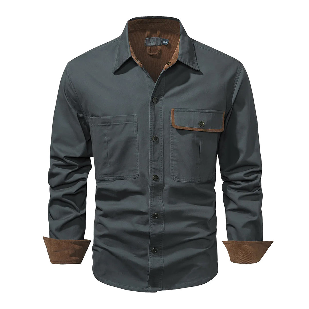 Bastienor | Chemise Manche Longue Pour Hommes | Anglaise