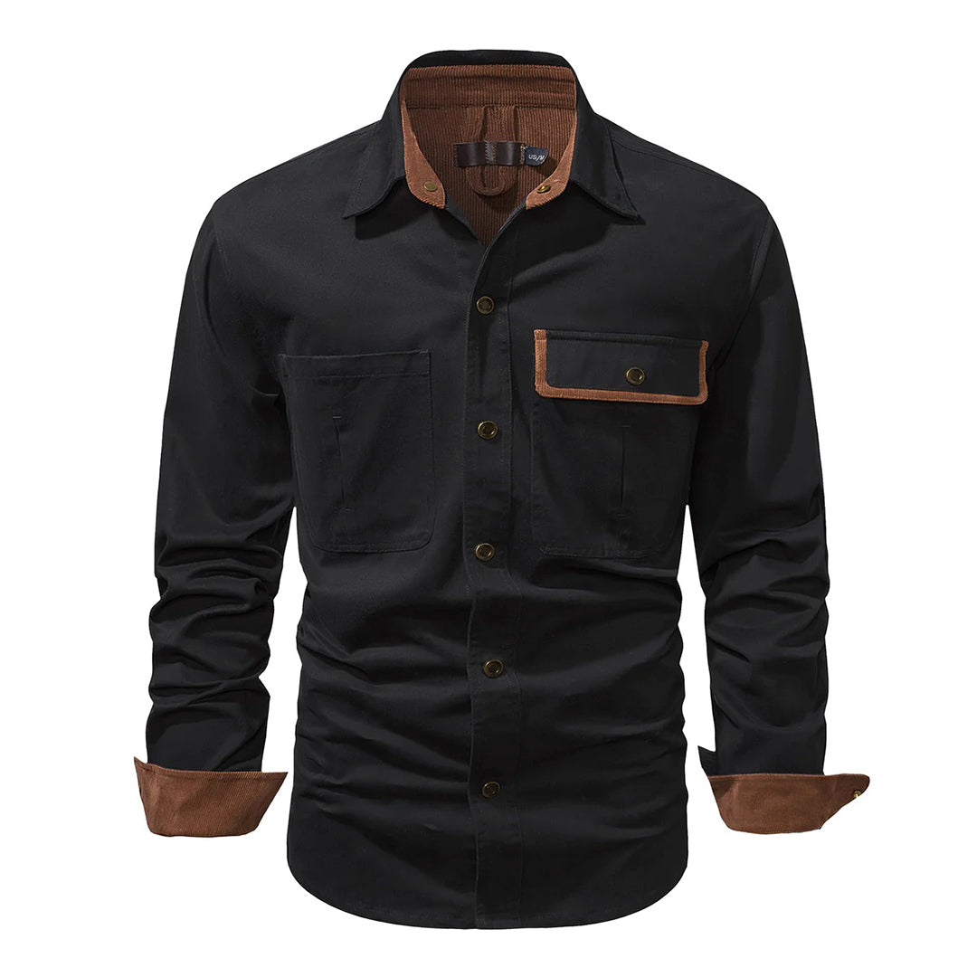 Bastienor | Chemise Manche Longue Pour Hommes | Anglaise