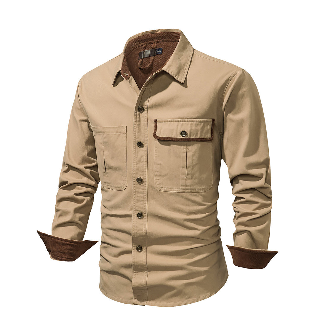 Bastienor | Chemise Manche Longue Pour Hommes | Anglaise