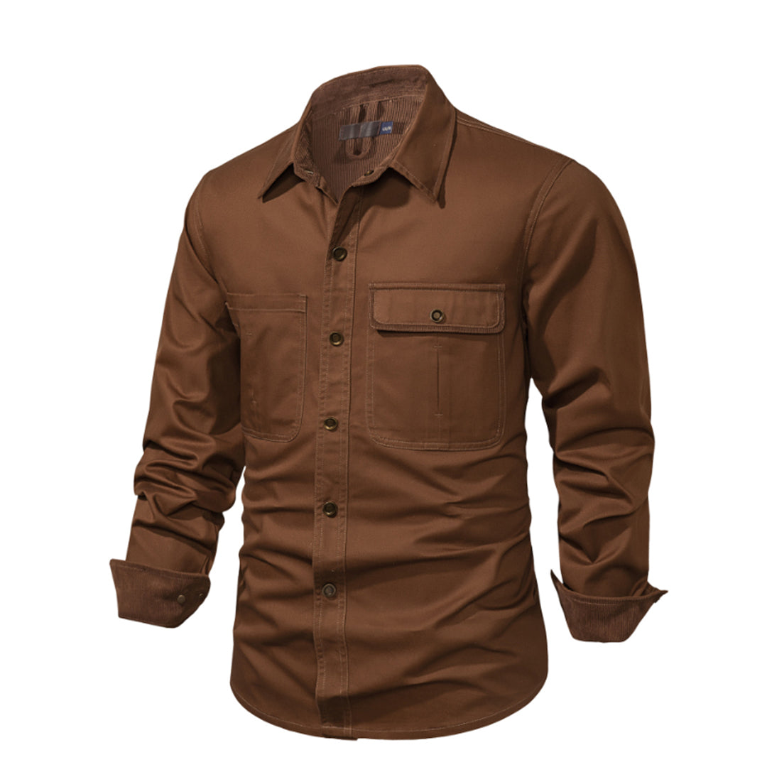 Bastienor | Chemise Manche Longue Pour Hommes | Anglaise