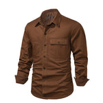 Bastienor | Chemise Manche Longue Pour Hommes | Anglaise