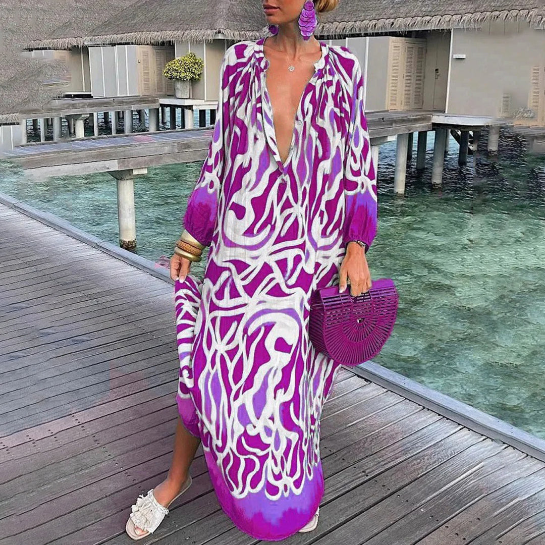 Robe Longue De Plage Boho Pour Femme | Maxi