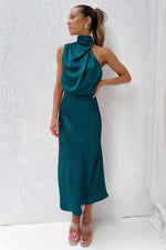 Heliane | Robe D'invitée De Mariage Epaule Unique Pour Femme | Midi