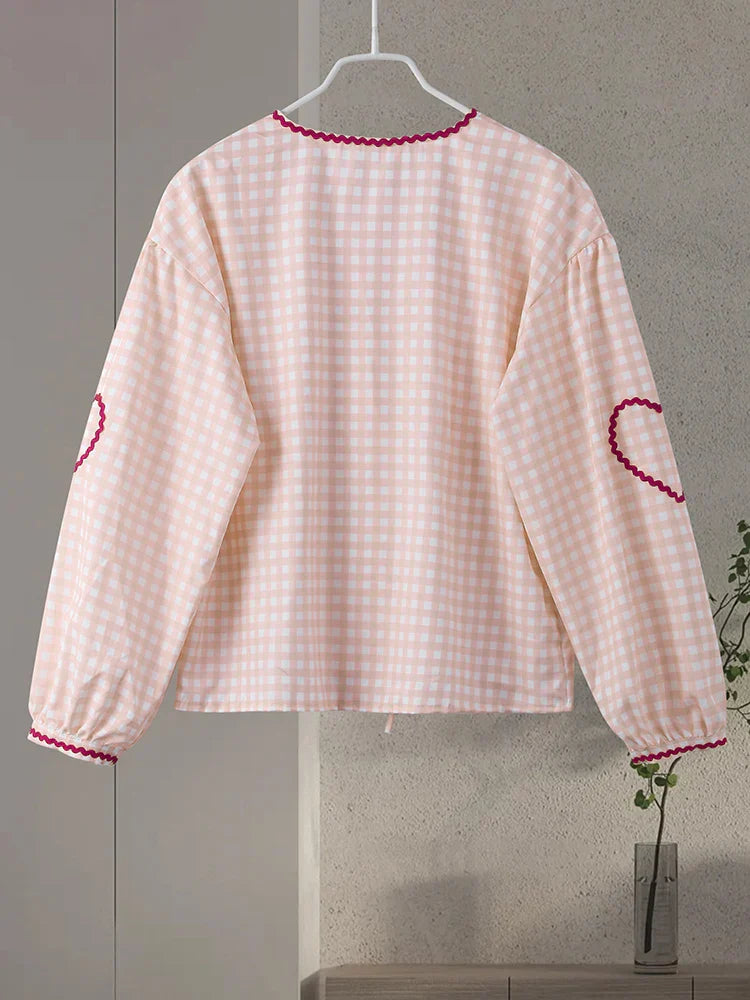 Roxane | Blouse Femme À Manches Volants | Longues