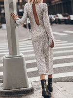 Robe À Paillettes Pour Femme | Maxi
