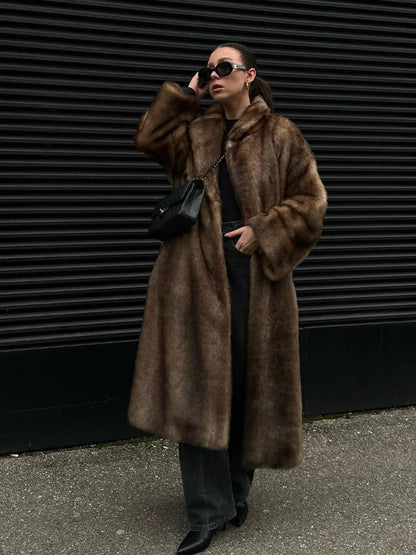 Isaurette | Manteau Surdimensionné Confortable Pour Femmes | Longue