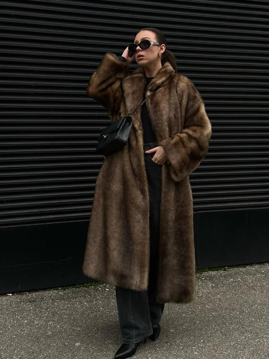 Isaurette | Manteau Surdimensionné Confortable Pour Femmes | Longue