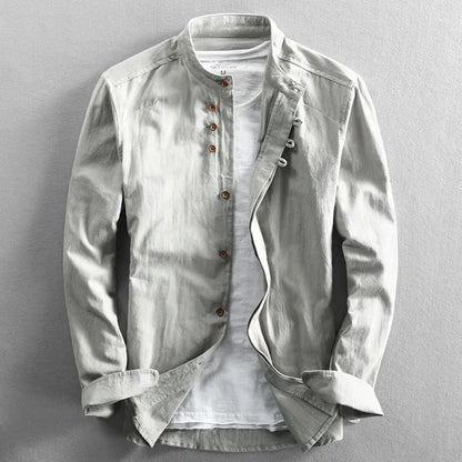 Lucien | Chemise Manche Longue Pour Hommes | Blanc