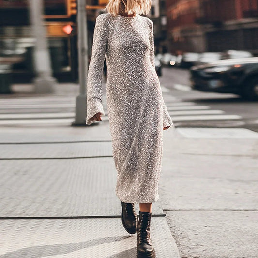 Robe À Paillettes Pour Femme | Maxi