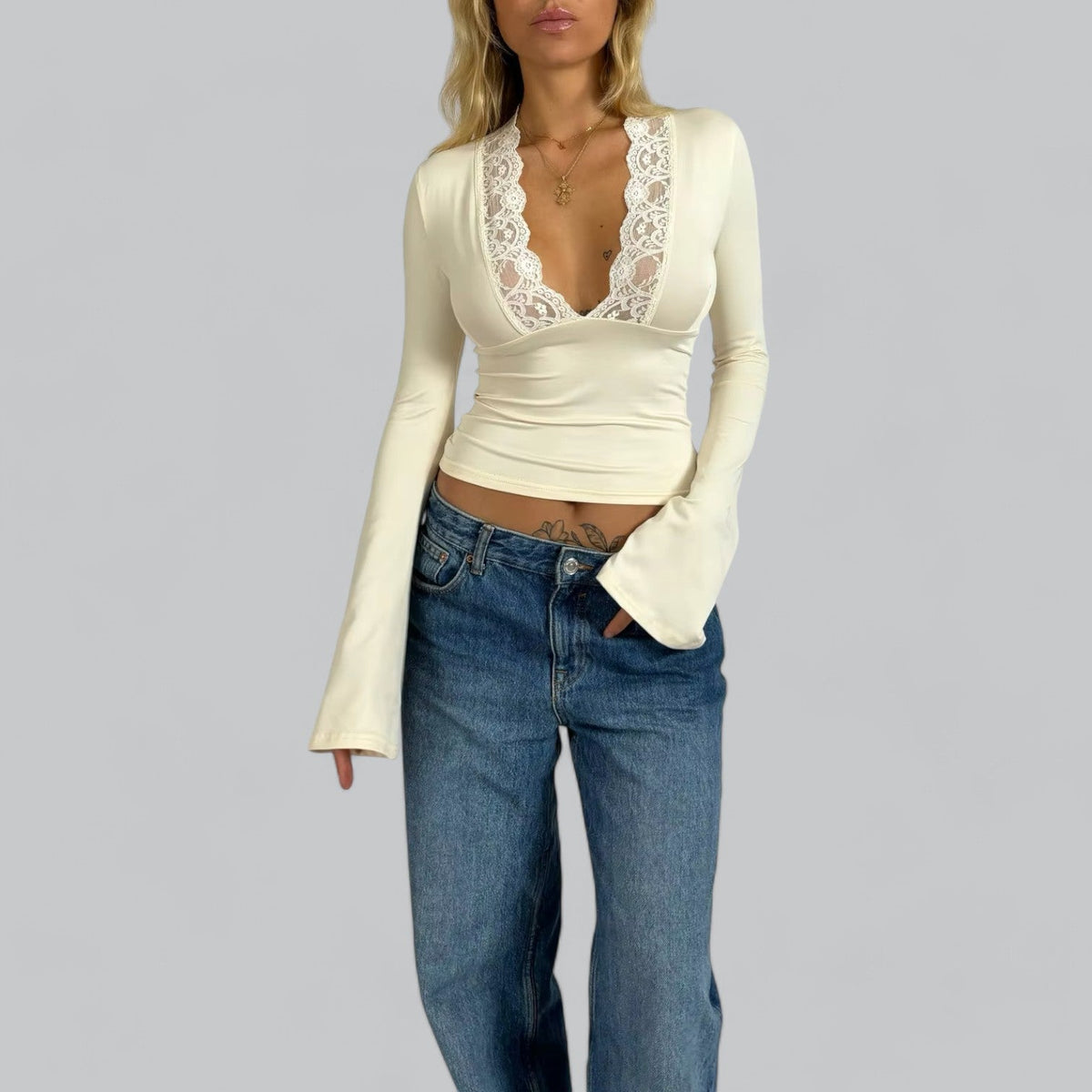 Koralie | Chemise Manche Longue Pour Femme | Anglaise
