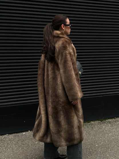 Isaurette | Manteau Surdimensionné Confortable Pour Femmes | Longue