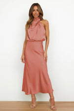 Heliane | Robe D'invitée De Mariage Epaule Unique Pour Femme | Midi