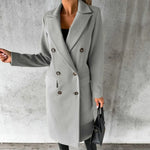 Manteau Long D'hiver Élégant Pour Femme | Classique