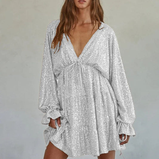 Robe De Soirée À Paillettes Pour Femme | Mini