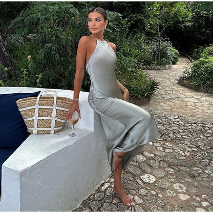 Kaelani | Robe De Soirée Long Et Élégant Dos Nu Pour Femme | Maxi