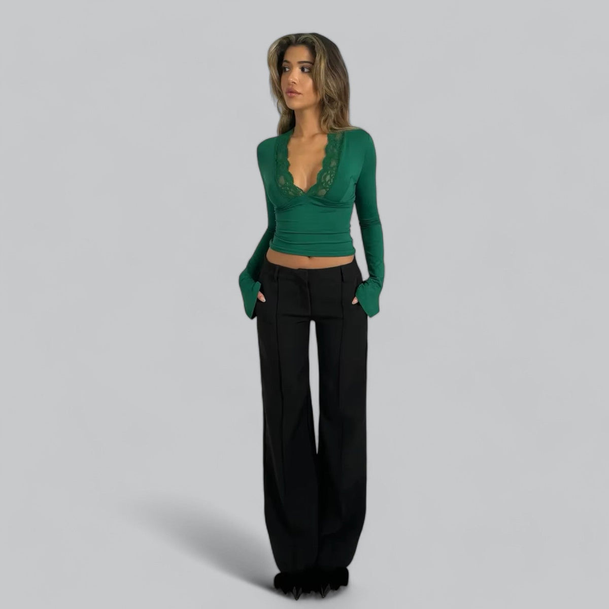 Koralie | Chemise Manche Longue Pour Femme | Anglaise