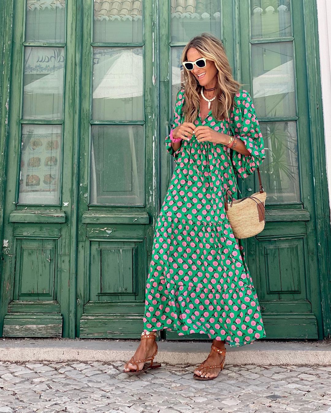 Mireane | Robe d'été Imprimé Pour Femme | Maxi