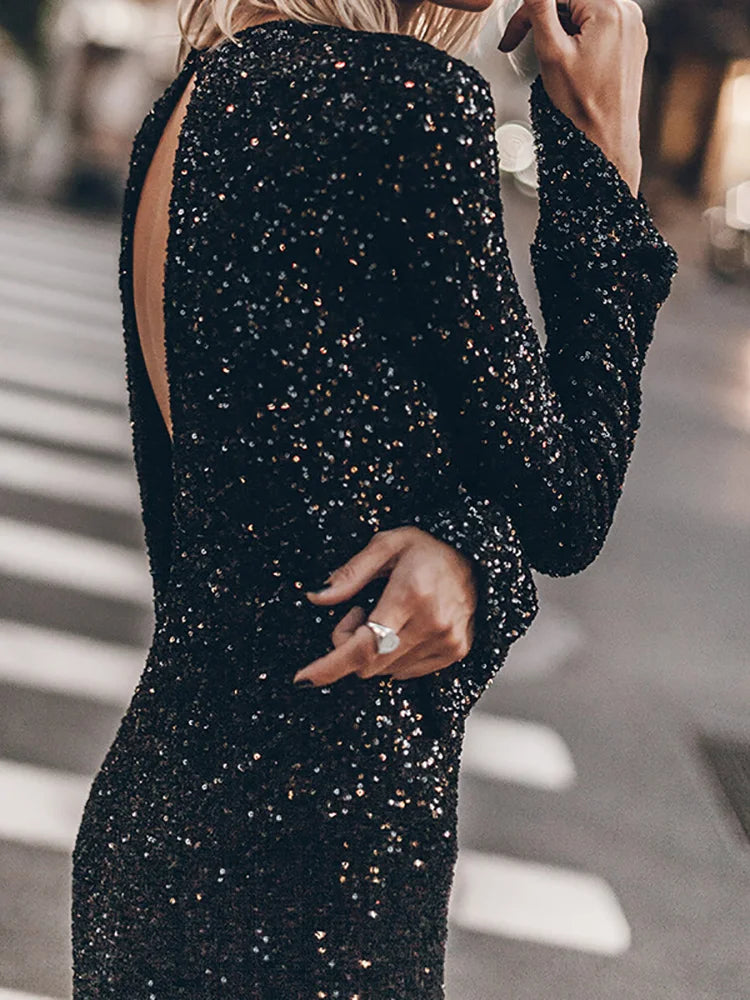 Robe À Paillettes Pour Femme | Maxi