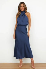 Heliane | Robe D'invitée De Mariage Epaule Unique Pour Femme | Midi