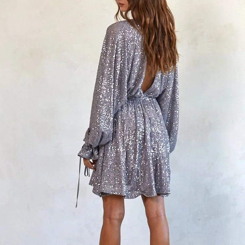 Robe De Soirée À Paillettes Pour Femme | Mini