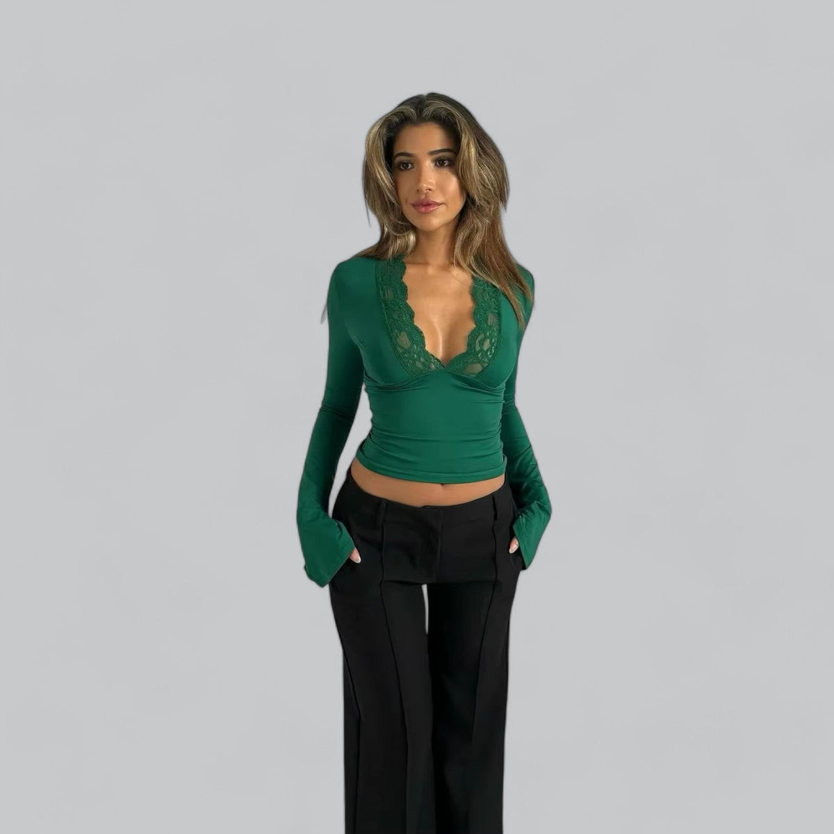 Koralie | Chemise Manche Longue Pour Femme | Anglaise