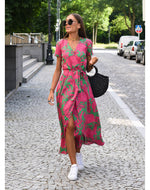 Perrine | Robe Enveloppante Sophistiquée Pour Femme | Midi